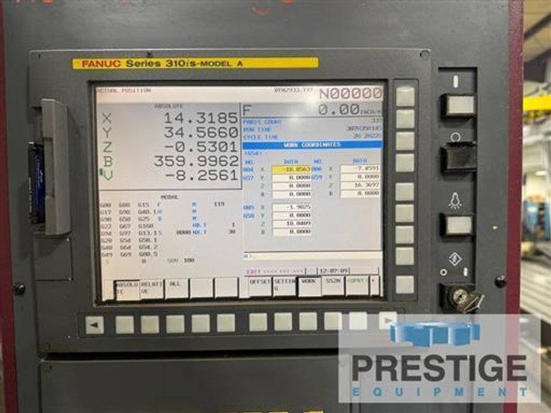 OKK HM-1250S CNC 4-Axis Horizontal Machining Center