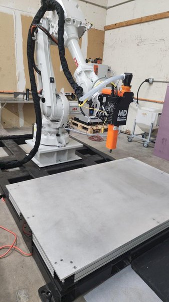 ABB IRB 4600L Robot Cell w/ MDPE‑10 Pellet Extruder, 2025 – Large Format Additive Manufacturing