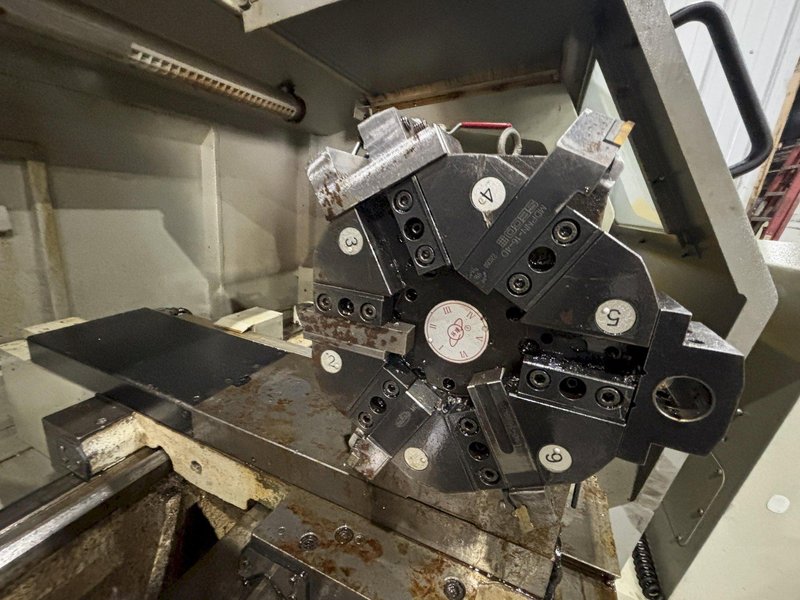 26&quot; X 60&quot; KENT MODEL #CKE2660 CNC LATHE W/ TURRET, NEW 2009, ANILAM 4200T CONTROL: STOCK #23751