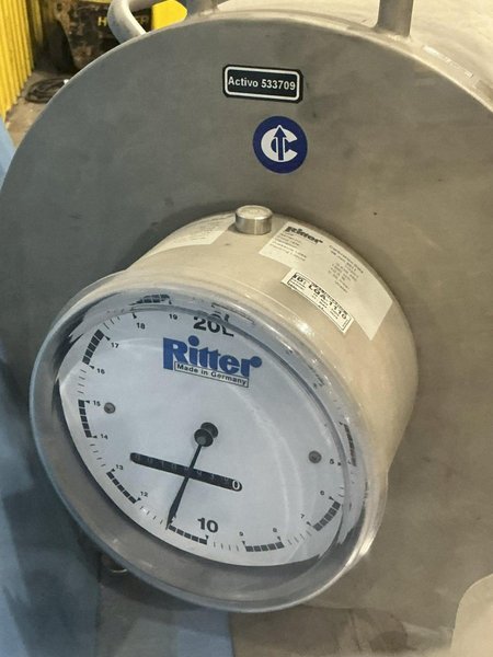 1400 LTR/H RITTER TYPE #TG20/1 DRUM TYPE GAS METER : YOBRO 25858