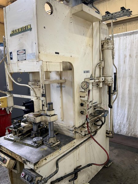 38-TON HANNIFIN HYDRAULIC C FRAME PRESS: STOCK #81208