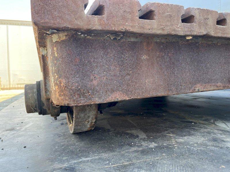 96&quot; X 72&quot; X 18&quot; T-SLOTTED PORTABLE STEEL FLOOR LAYOUT PLATE: STOCK #16814