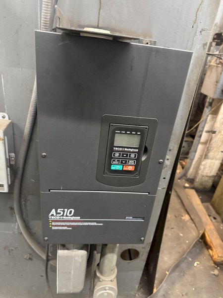 16&quot; WIDE X 14&quot; ROLL DIAMETER 2-HI  INTERNATIONAL 100 HP ROLLING MILL. STOCK # 0886125