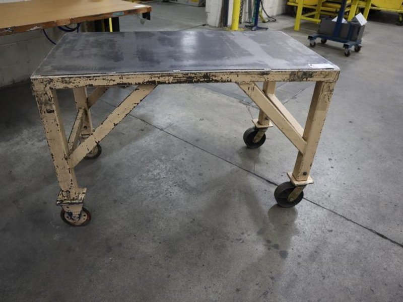Steel Rolling Heavy Duty Table- Auction Item