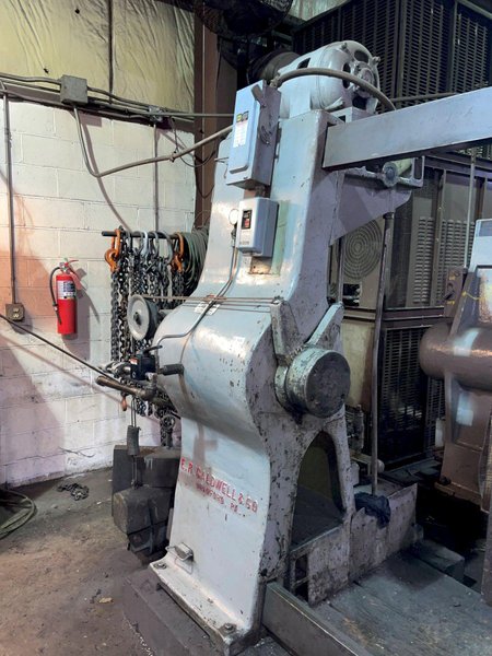 E.R. Caldwell &amp; Company 300-Ton Hydraulic Inclined Wheel Press