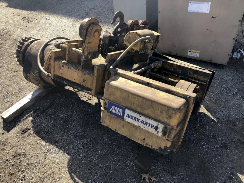 5 TON ACCO WRIGHT SINGLE GIRDER CRANE HOIST: STOCK #14610