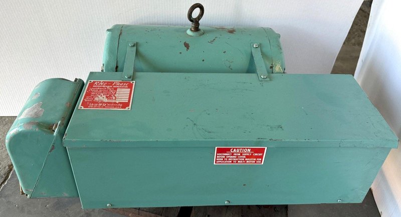 Roto-Phase Phase Converter HD-10, 10 HP Largest Motor, 45 HP Total, 230 Volt