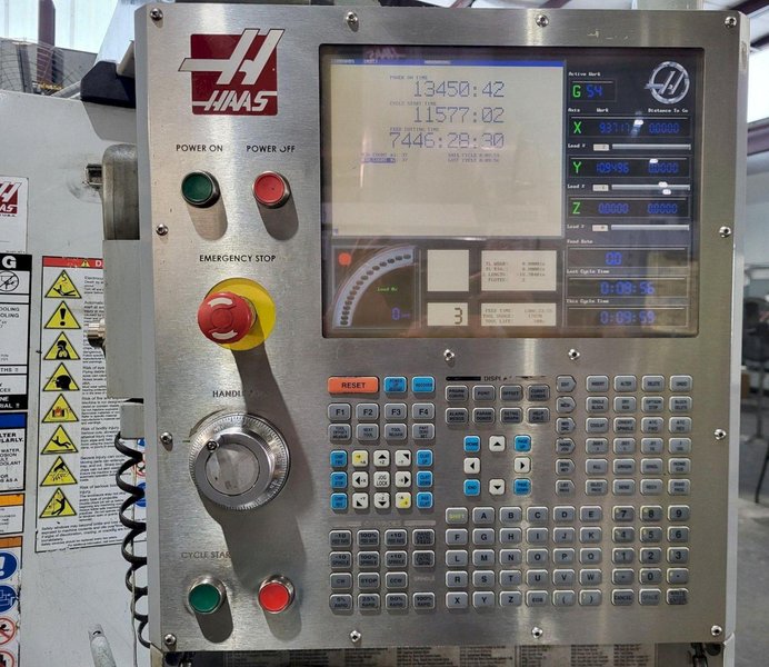 Haas VF-3YT 50 Taper CNC VMC, 2007 – 4-Axis, 30 ATC, 2-Speed Gearbox