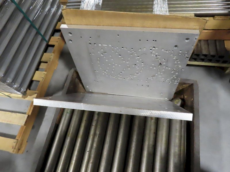 Surplus Material including Steel Round Bar Stock and Aluminum Plates- Auction Item