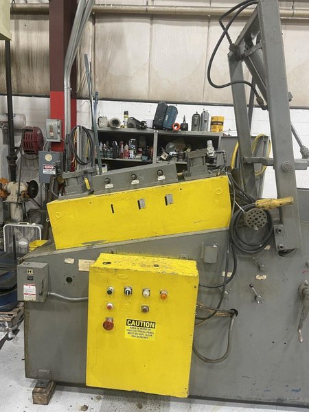 10,000 lbs. x 12&quot; Wide Coe Used Coil Cradle Straightener For Sale, Model# CPCC-10012