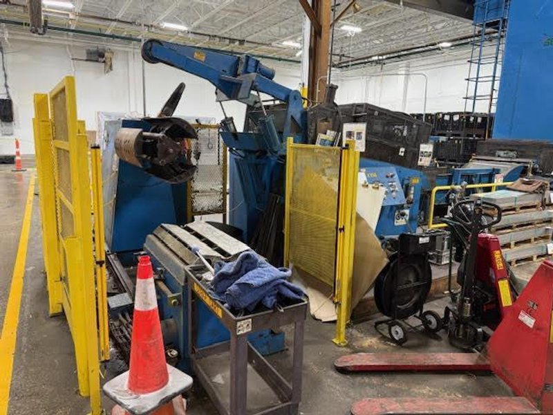 20000 LB X 36&quot; X .100&quot; CWP SERVO FEEDLINE