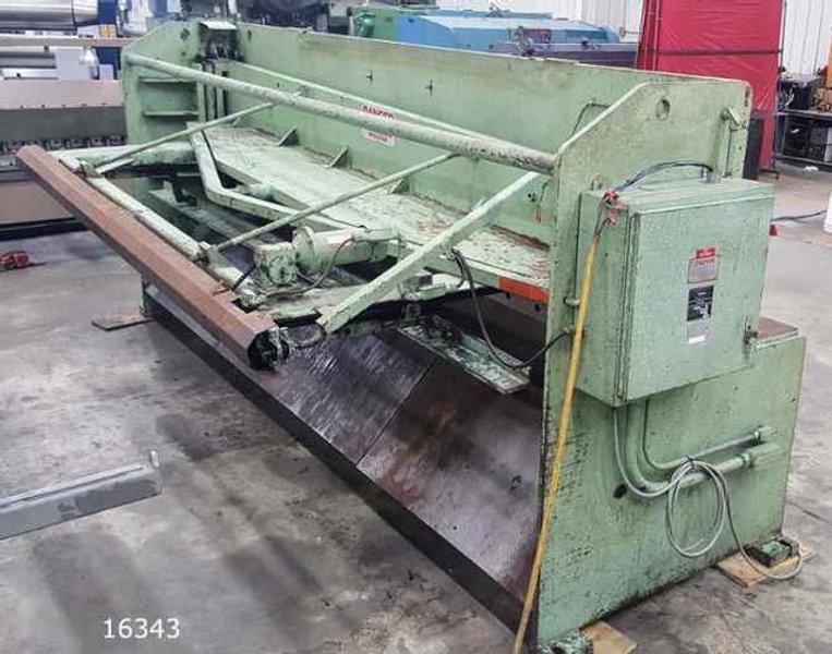HTC Model U37-12 3/8&quot; x 12&#039; Hydraulic Power Squaring Shear
