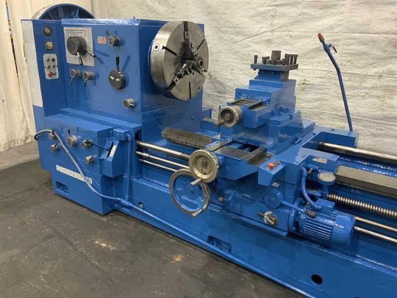 40"/56" X 160" GRUTZPE TIMEMASTER MODEL 4000/500 DOUBLE CHUCK ENGINE LATHE 5.75" HOLE: STOCK 11413
