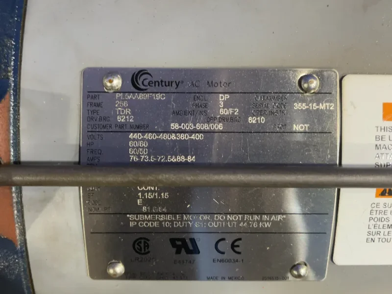 REXROTH 60 HP HYDRAULIC PUMP  -  R902505152/001