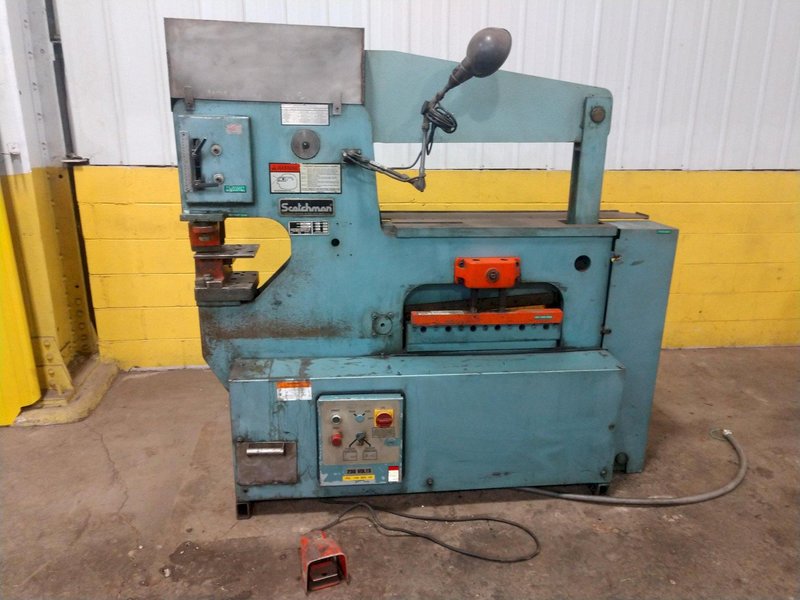 90 TON SCOTCHMAN MODEL #9012 HYDRAULIC IRONWORKER: STOCK #14328