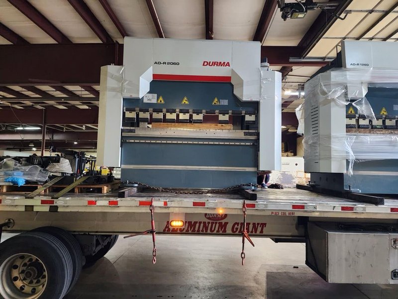 66 Ton x 6′ DURMA AD-R 2060 CNC Hydraulic Press Brake-2021, Tooling Included Upgraded Control