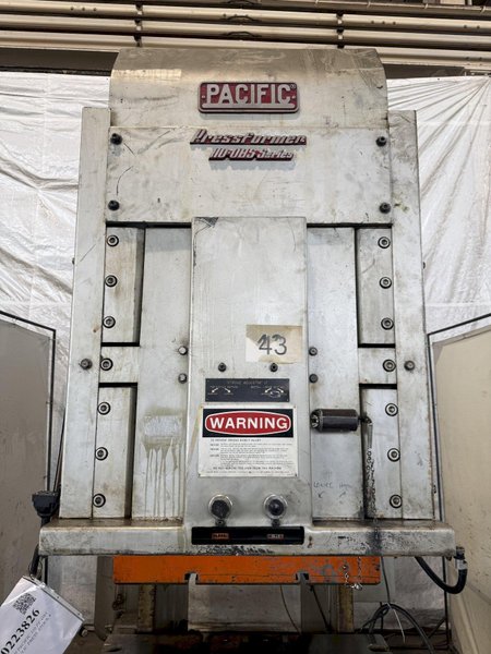 110 TON PACIFIC 110 PF-OBS HYDRAULIC PRESS. STOCK # 0223826.