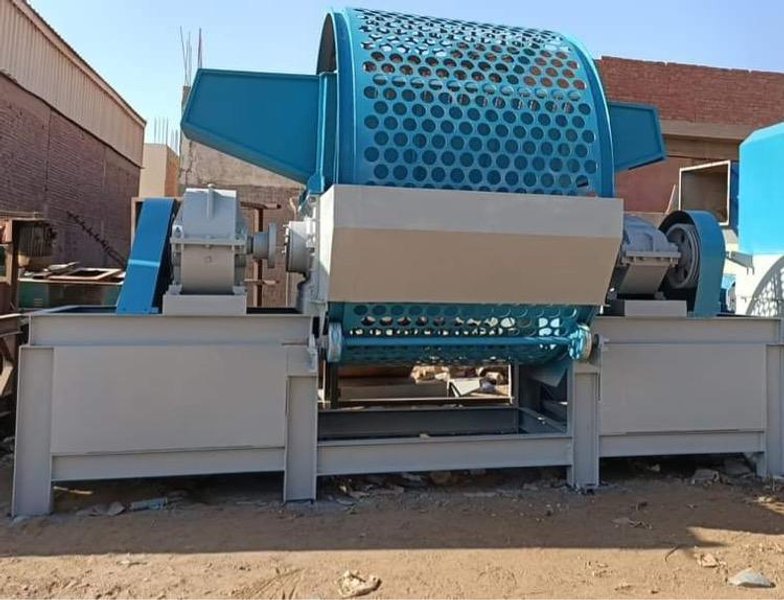 10-15 TON PER HOUR INDUSTRIAL TIRE SHREDDER STOCK #2991