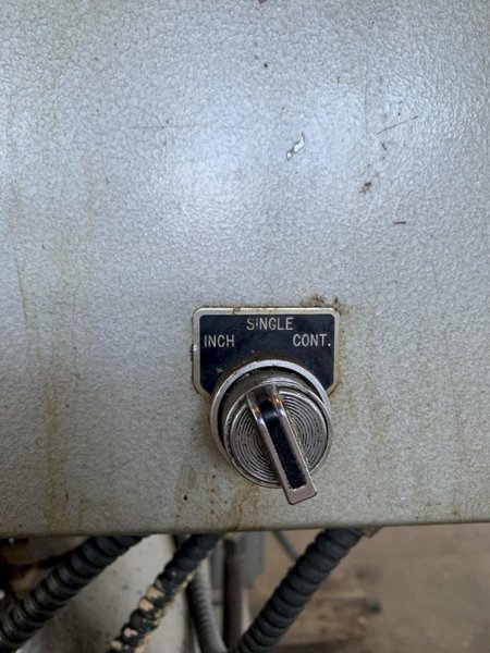 12 TON TISHKEN CUT OFF PRESS. STOCK  # 0257624