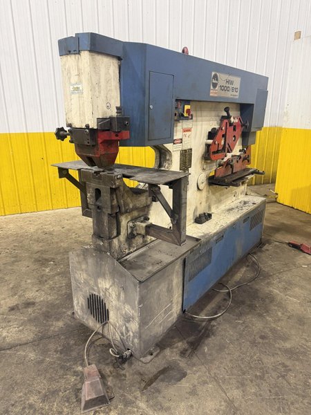 110 TON MUBEA MODEL #HIW 1000/610 HYDRAULIC IRONWORKER: YOBRO #25673