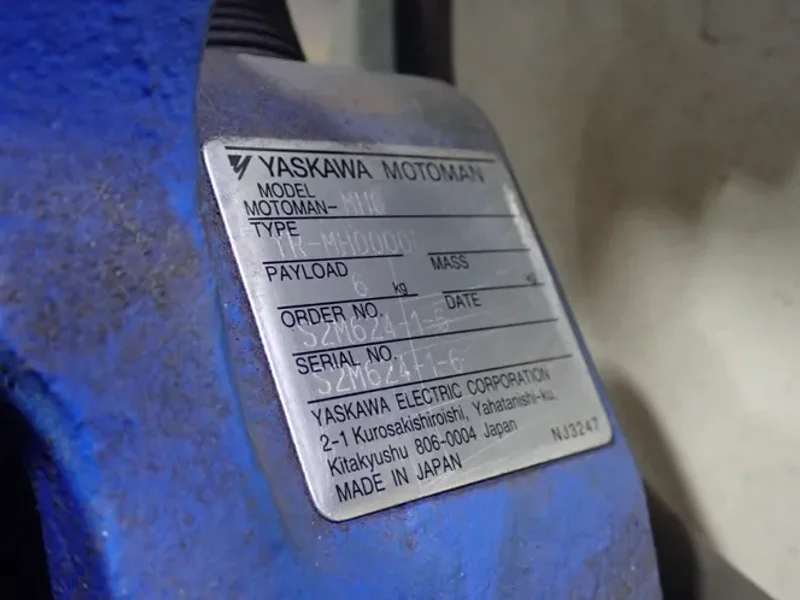 MOTOMAN / YASKAWA ELECTRIC 1.5KVA ROBOT  -  MH6