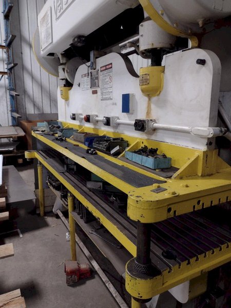 90 Ton x 10′ Verson 65 90 Mechanical Press Brake/Bed Press, 1961 – 12″ Shut Height