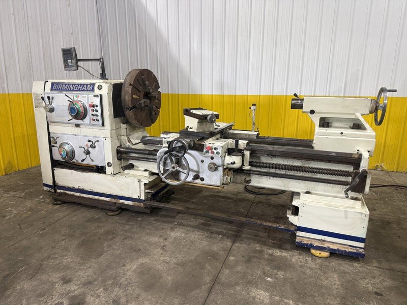 32" X 60" BIRMINGHAM MODEL #DL3260 GAP BED ENGINE LATHE, 2006, 5" HOLE : YOBRO #25340