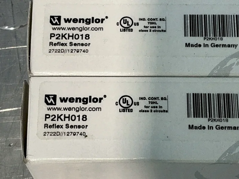 WENGLOR PHOTOELECTRIC REFLEX SENSORS WITH BACKGROUND SUPPRESSION  -  P2KH018