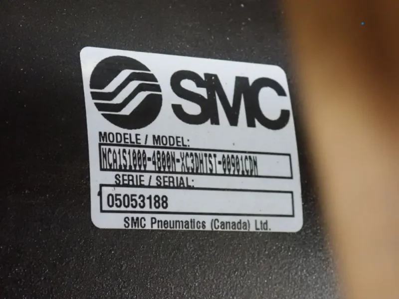 SMC PNEUMATIC CYLINDER  -  NCA1S1000-4800N-XC3DHTST-98981CDM