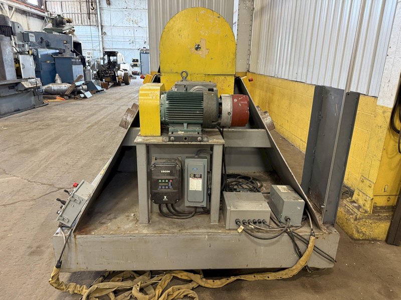120&quot; SWING X 208&quot; LONG HEADSTOCK &amp; TAILSTOCK POWERED WELDING POSITIONER / PIPE ROLLER: YOBRO #23957