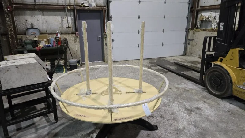 63" Turn Table and Wire Stand - New - 1 of 2