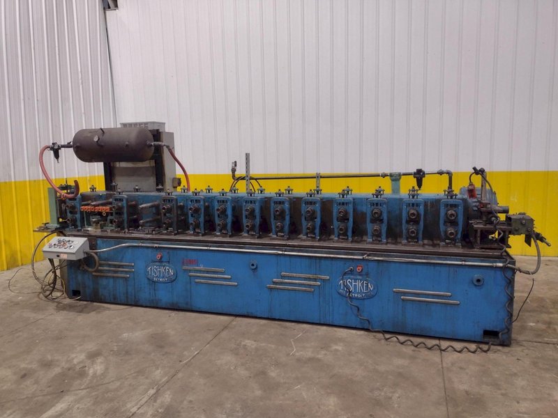 14 STAND X 2” TISHKEN MODEL #14-MW-2 ROLLFORMER 8" ROLL SPACE: YOBRO #24861