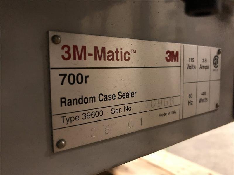 3M-Matic 700R TYPE 39600 Random Case Sealer