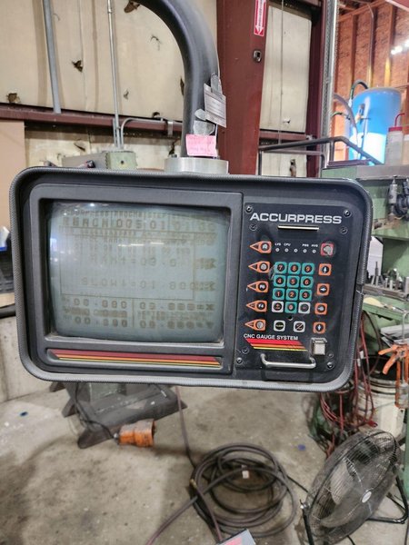 100 Ton x 10′ Accurpress 710010 CNC Press Brake, 1996