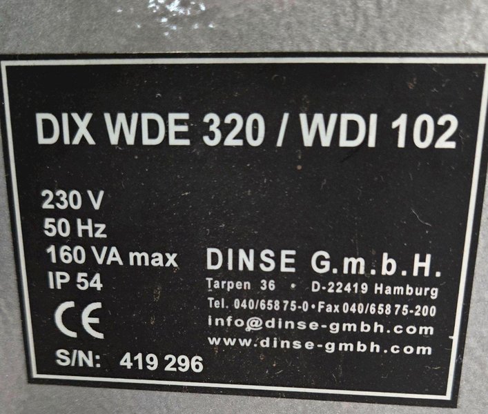 DINSE DIX WD 300 / DIX WDE 320 WELDER AND WIRE FEEDER USED