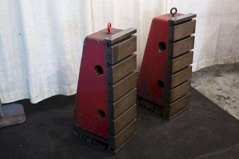 1 SET OF 12" X 36" G &amp; L T SLOTTED ANGLE PLATES: STOCK #75520