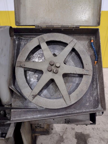 15" X 17" WF WELLS MODEL #F-15 TWIN POST HORIZONTAL BANDSAW: STOCK #22132