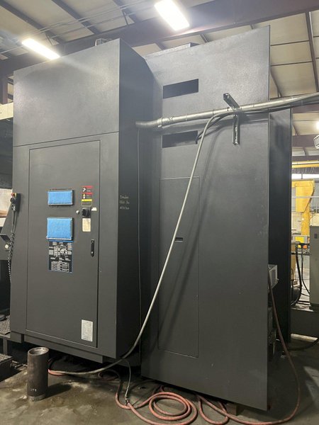 Hyundai Wia #KH1000, CNC horizontal machining center, 82.6&quot; X, 53.1&quot; Y, 55.1&quot; Z, 8000 RPM, 35 HP, CT50, Fanuc, 2010 - LOW PRICE