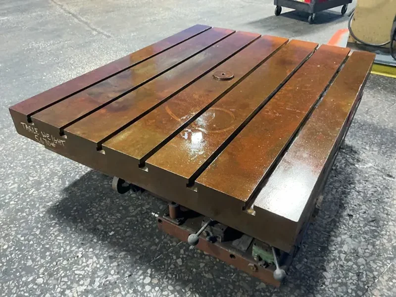 48” X 60” T-SLOTTED ROTARY TABLE