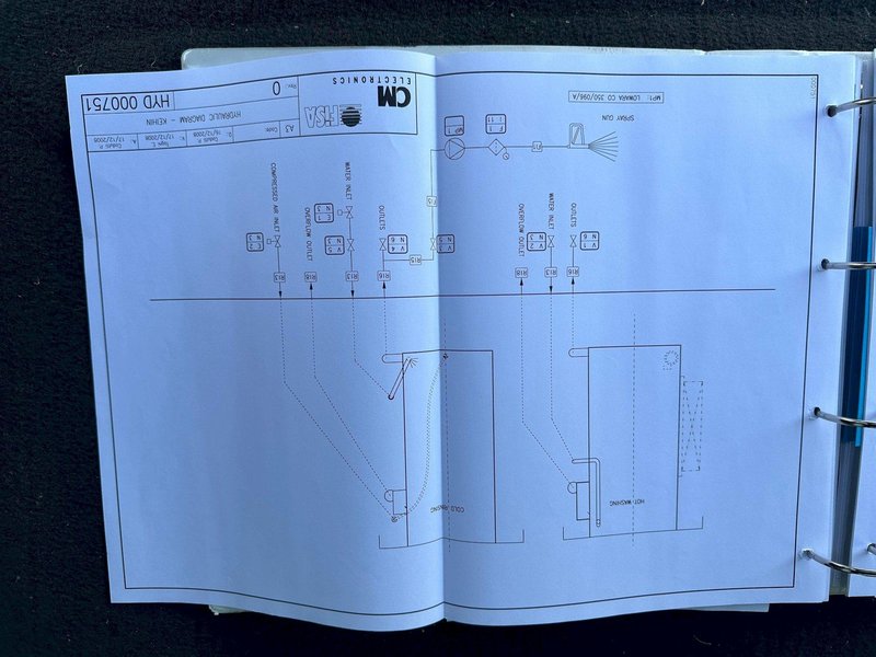 3 TANK FISA MODEL #3VST-350P ULTRASONIC PARTS BASKET TYPE CLEANING SYSTEM: STOCK #20623