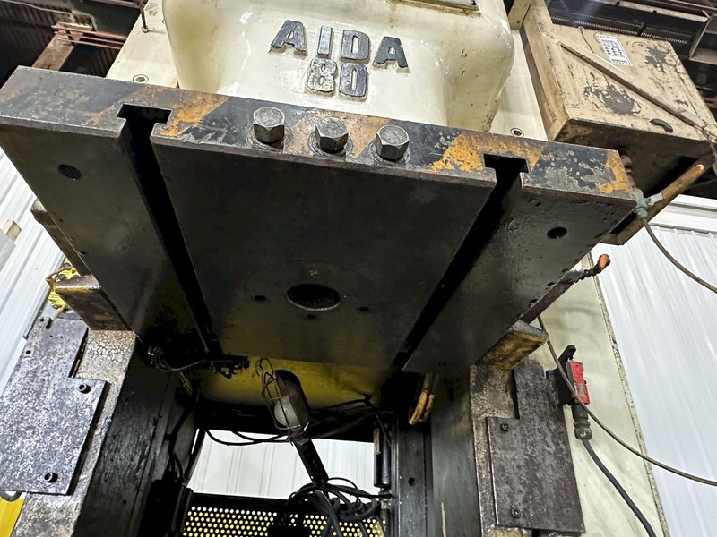 88 TON AIDA MODEL #NC1-80(2) GAP FRAME PRESS, 6.3&quot; STROKE: STOCK #20264