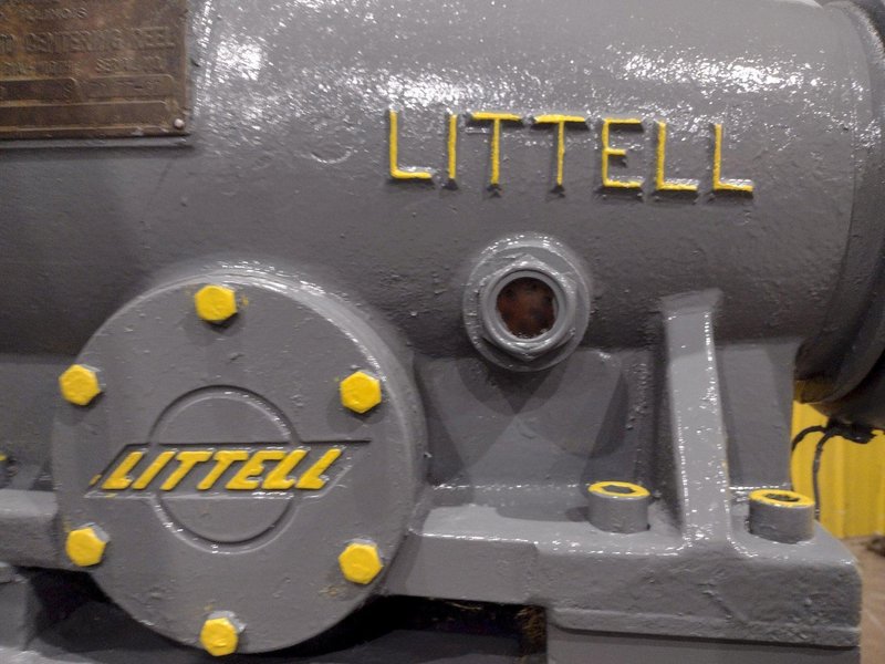4,000 LBS X 18" LITTELL MODEL #40-18 PULL OFF COIL REEL UNCOILER: YOBRO #25258