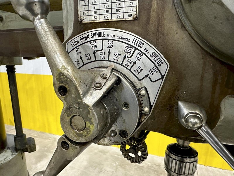 5&#039; x 11&quot; CARLTON RADIAL DRILL: STOCK #20058