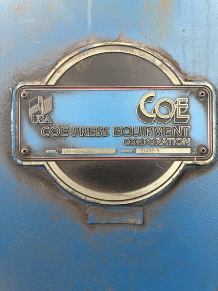 8,000 LB X 24&quot; X .210&quot; COE SERVO FEEDLINE. STOCK # 0448325