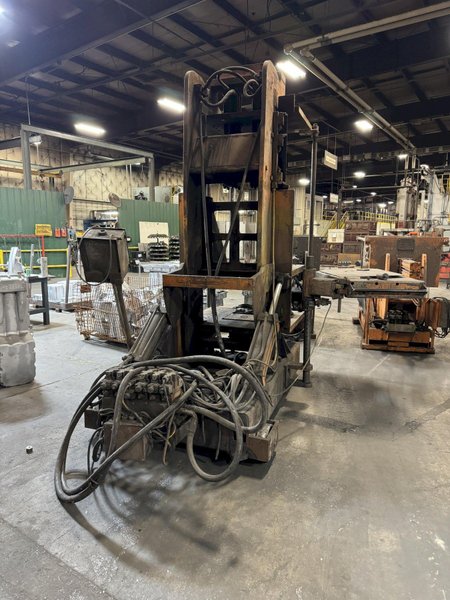 Hall model 3Hsx molding machine 36x46 front platen, 32&quot; x 46&quot; rear platen, front ejection, controls and tie bars, casting catcher, no hydraulics