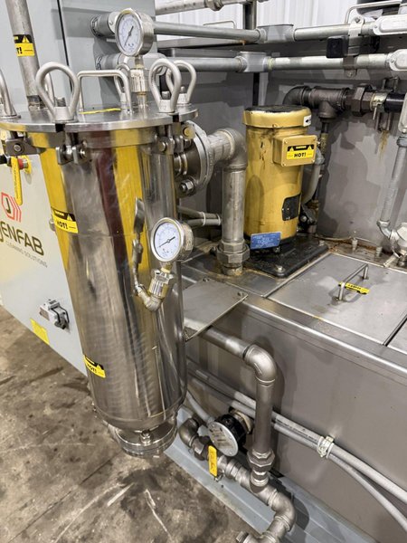 2021 JENFAB STAINLESS MODEL # LJ 19" ROTARY DRUM WASH / RINSE/ DRY PARTS WASHER SYSTEM: YOBRO #24682