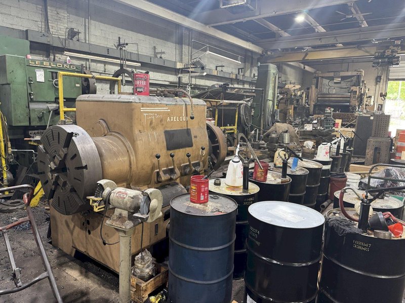 40/104&quot; X 192/312&quot; AXELSON SLIDING GAP ENGINE LATHE. STOCK #0888825