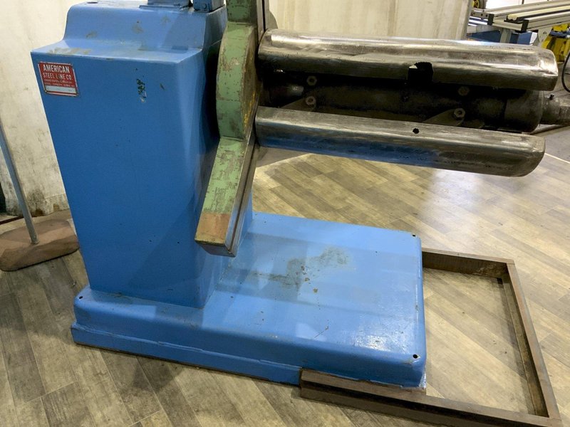 6000 LB AMERICAN STEEL LINE MODEL 60 POWERED COIL REEL: STOCK #81409