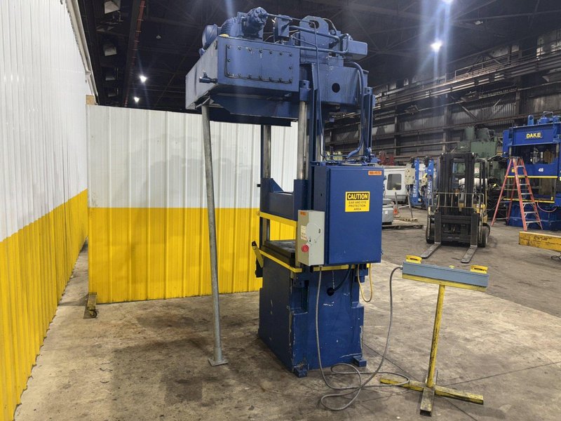 50 TON DAKE MODEL #26-262 HYDRAULIC 4 POST PRESS 14&quot; STROKE: YOBRO #24085