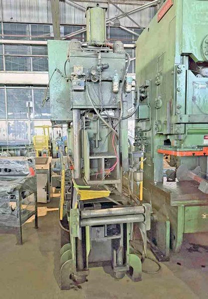 100 Ton Heim Straight Side Notch and Pre-Punch Press STOCK# 4305